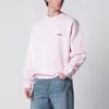 Jacquemus Pink Organic Cotton Fleece The Gros Grain Sweatshirt In Pink