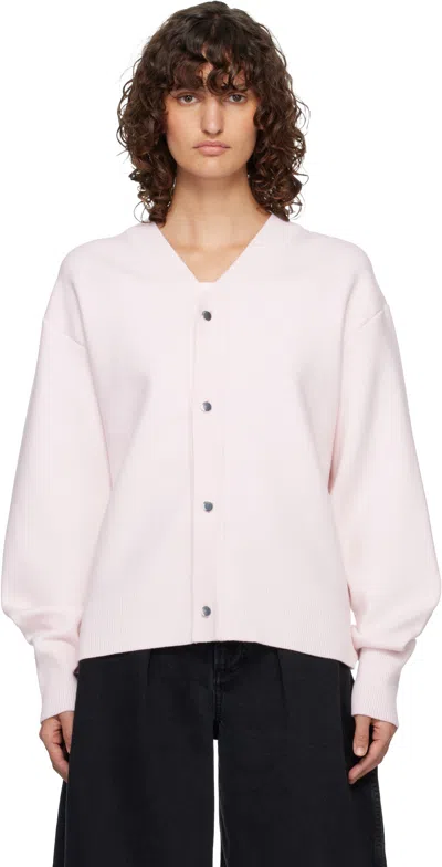 Jacquemus Pink 'the Doppio' Cardigan