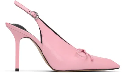 Jacquemus Pink 'the High Cubisto Slingbacks' Heels