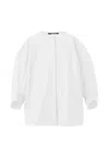 Jacquemus Pittore Relaxed Fit Voluminous Sleeve Shirt In White