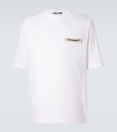 Jacquemus Plage Cotton Jersey T-shirt In White