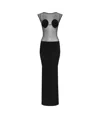 Jacquemus Womens Black Platano Sheer-panel Knitted Maxi Dress In Black