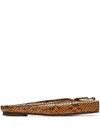 Jacquemus Les Mules Plates Sabot Ballet Flats In Brown