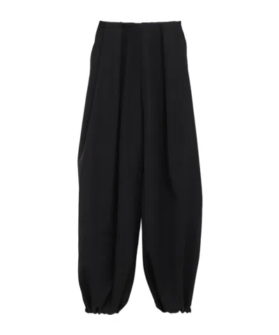 JACQUEMUS PLEATED CASUAL PANTS