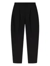 Jacquemus Pleated-front Trousers In Black