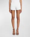 Jacquemus Pleated Knit Shorts In White