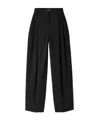 Jacquemus Pleated Pants In Black