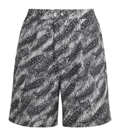 Jacquemus Pleated Pyjama Shorts In White