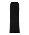 Jacquemus Peplo Long Skirt In Black