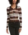 Jacquemus Pleated Top In Brown