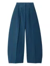 Jacquemus Hose Mit Bundfalten In Blue