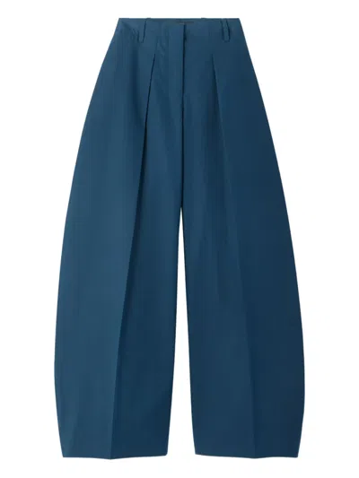 Jacquemus Hose Mit Bundfalten In Blue