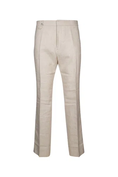 Jacquemus Pleated Trousers In Beige