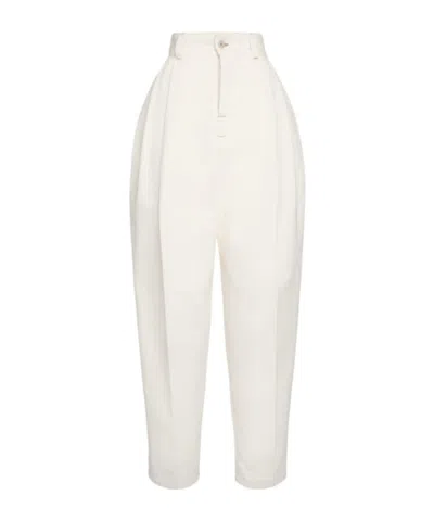 Jacquemus Pleated Zipper Jeans