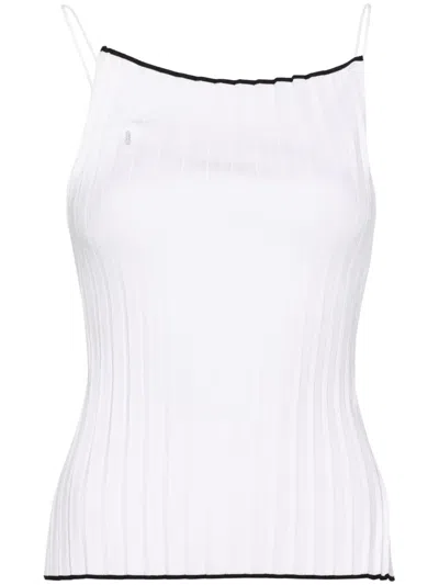 JACQUEMUS PLISSÉ-EFFECT TOP