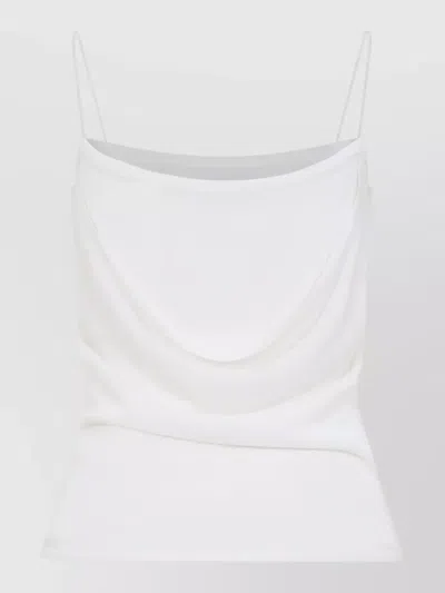 Jacquemus Plumetis Top Fitted Silhouette Spaghetti Straps In Animal Print