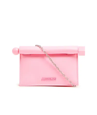 JACQUEMUS POCHETTE ROND SHOULDER BAG