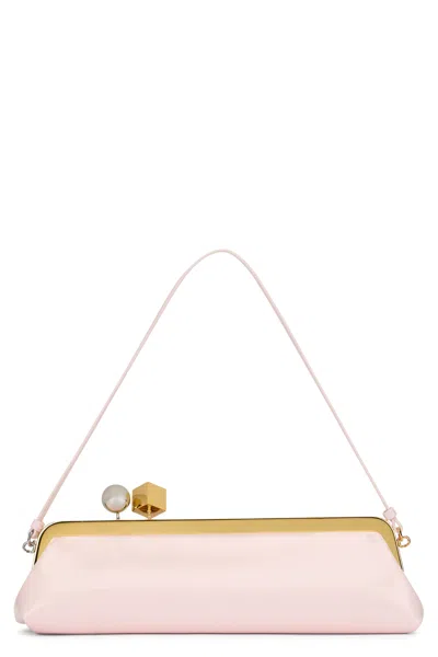 Jacquemus Mini Elegant Clutch Bag 12cm X 35cm X 8.5cm In Pink