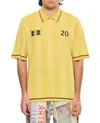 Jacquemus Stretch Viscose Blend Liga Polo Shirt In Yellow