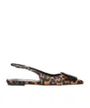 Jacquemus Pointed Flat Shoes In Black