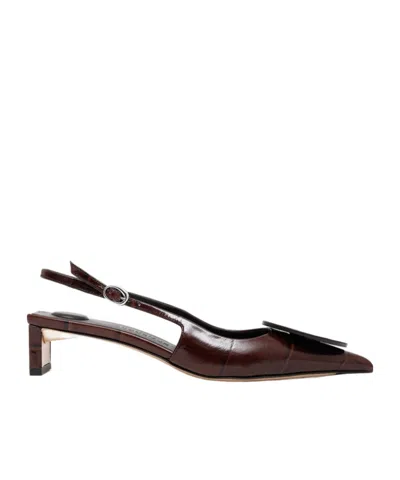 JACQUEMUS POINTED HIGH-HEELED SANDALS