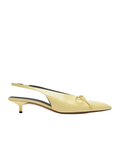 Jacquemus Pointed High-heeled Sandals In Nude