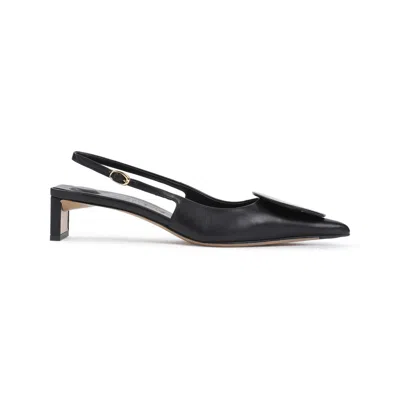 JACQUEMUS JACQUEMUS POINTED TOE PUMPS WITH GEOMETRIC EMBELLISHMENTS