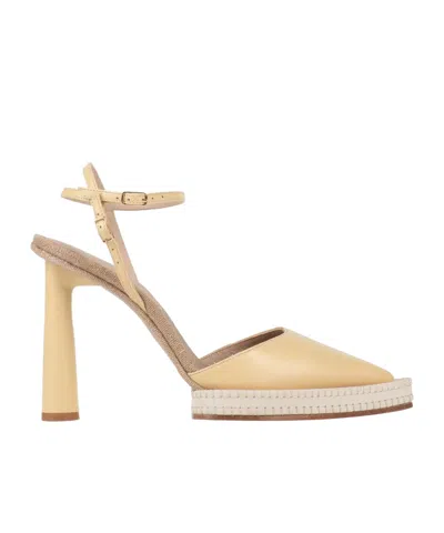 Jacquemus Pointed-toe High Heels In Nude