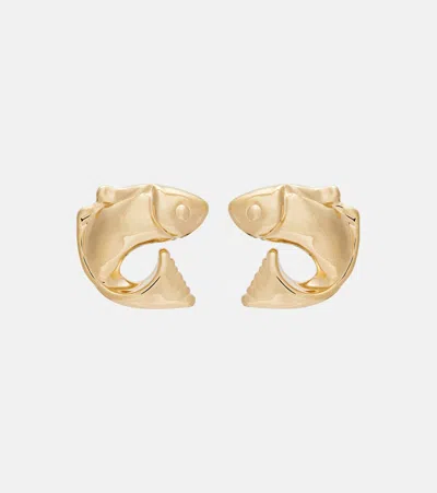 Jacquemus Poisson Earrings In Gold