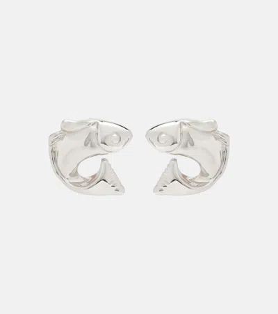 Jacquemus Poisson Earrings In Metallic