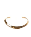 Jacquemus Polished Bangle In Yellow