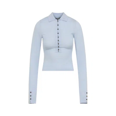 JACQUEMUS POLO BLUE