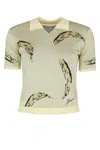 Jacquemus Women Le Polo Marino Shirt In Green