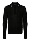 Jacquemus Le Polo Tricot Polo Shirt In Negro
