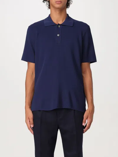 Jacquemus Knit Polo Shirt In Blue