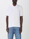 JACQUEMUS POLO SHIRT JACQUEMUS MEN COLOR WHITE,F55778001