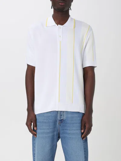JACQUEMUS POLO SHIRT JACQUEMUS MEN COLOR WHITE,F55778001