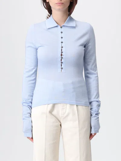 Jacquemus Polo Shirt  Woman Color Gnawed Blue