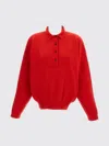 Jacquemus La Maille Vereuse Ball Sweater In Red