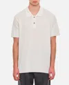 Jacquemus Le Polo Maille Logo Polo In Off-white