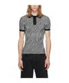 Jacquemus Polo Shirt With Lapel Short Sleeve In Black