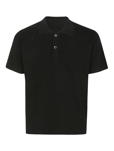 Jacquemus Polo T-shirt In Black