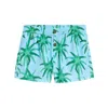 Jacquemus Le Maillot Puntini Light Blue Swimsuit With Elastic Waist And All-over Print In Tech Fabric Man
