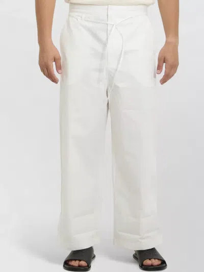 Jacquemus Poplin Wide Leg Mid Waist Shorts In Neutral