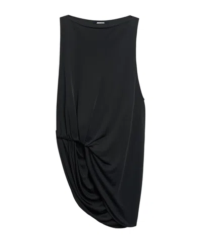 Jacquemus Pplo Top In Black
