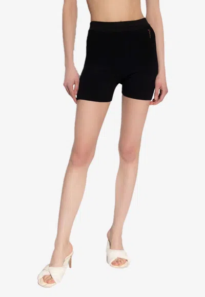 Jacquemus Pralu Knit Shorts In Black