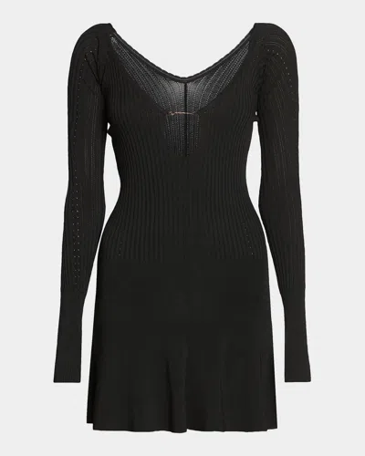 Jacquemus Pralu Logo Hardware Minidress In Animal Print