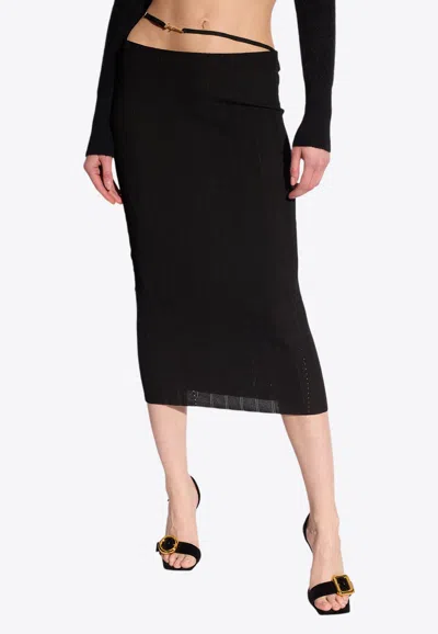Jacquemus Les Classiques Mid-length Skirt In Black