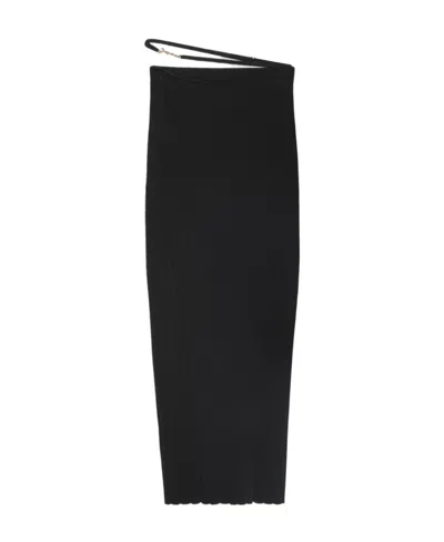 JACQUEMUS JACQUEMUS PRALU RIBBED SKIRT