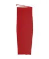 Jacquemus La Jupe Pralu Knitted Midi Skirt In Red